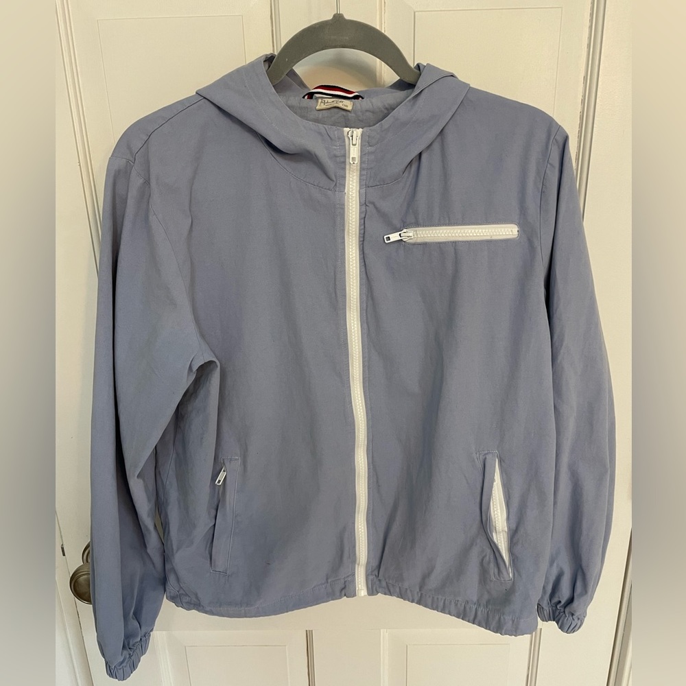 John Galt One Size blue cotton windbreaker